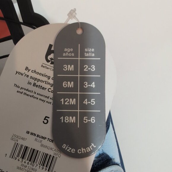 Wonder Nation Toddler Cool To Be Kind Blue Slip On Shoes Size 5 Boys - Picture 5 of 5